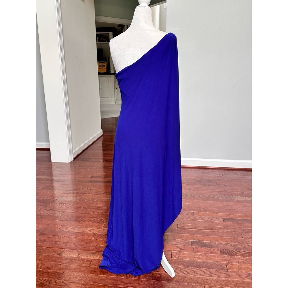 Lauren Ralph Lauren Green Label Black Tie Luxury Evening Gown Royal Blue - Picture 8 of 10